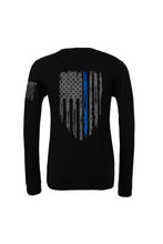 Load image into Gallery viewer, Long Sleeve "Honor" Police Flag