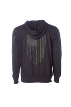 Load image into Gallery viewer, Hoodie "Honor" Military Flag