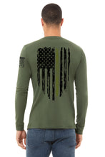 Load image into Gallery viewer, Long Sleeve "Honor” Military Flag