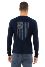 Load image into Gallery viewer, Long Sleeve "Honor" Police Flag