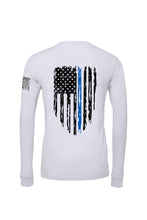 Load image into Gallery viewer, Long Sleeve "Honor" Police Flag