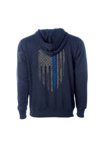 Load image into Gallery viewer, Hoodie "Honor" Police Flag