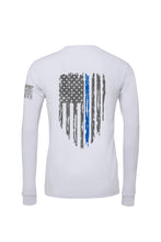 Load image into Gallery viewer, Long Sleeve "Honor" Police Flag