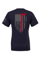 Load image into Gallery viewer, . T-Shirt &quot;Honor&quot; Fire Flag
