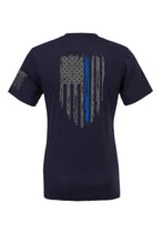 Load image into Gallery viewer, . T-Shirt &quot;Honor&quot; Police Flag
