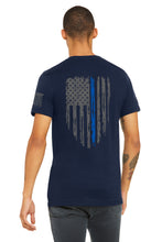 Load image into Gallery viewer, . T-Shirt &quot;Honor&quot; Police Flag
